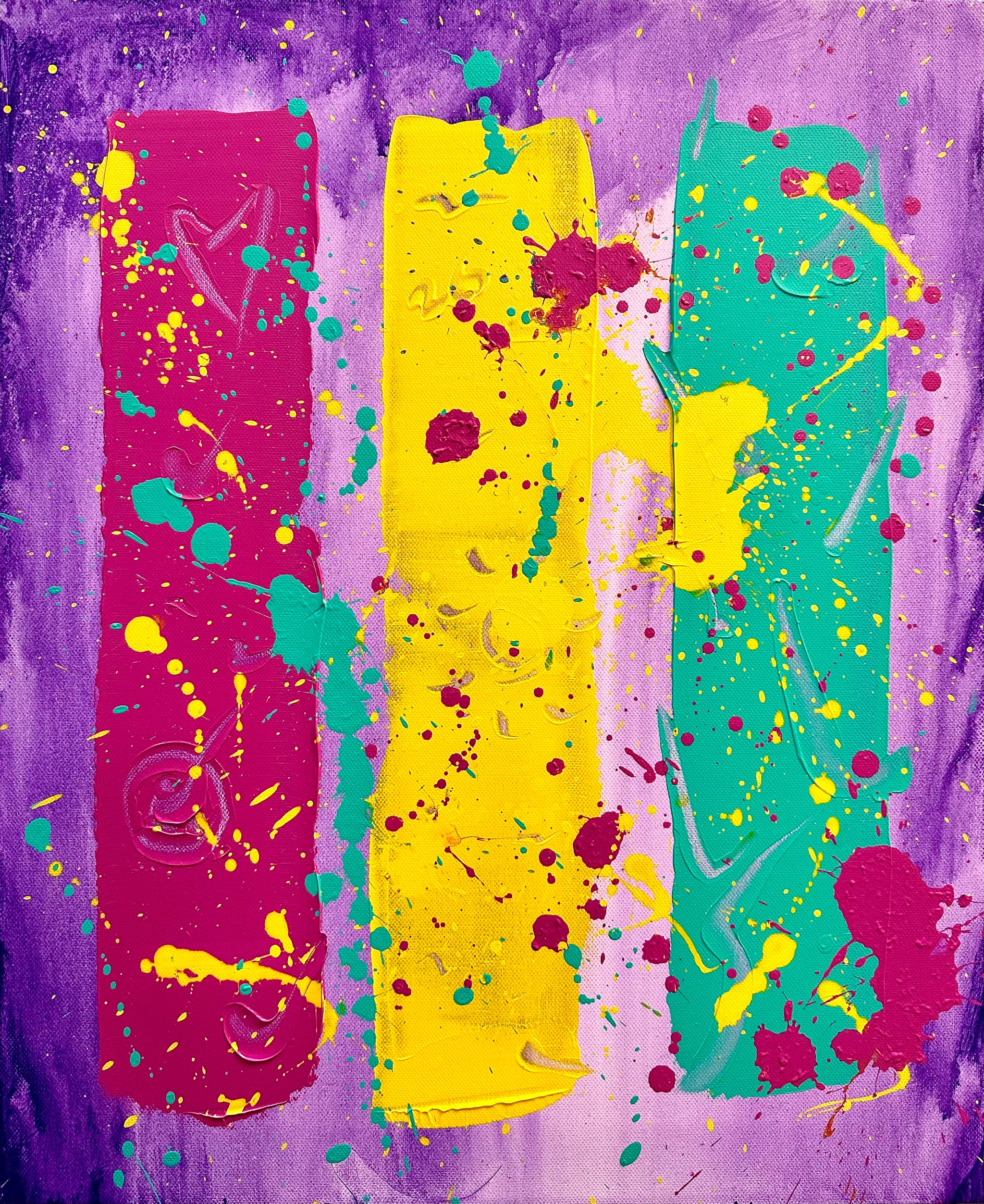 Completion — colourful abstract painting by Miroslavo